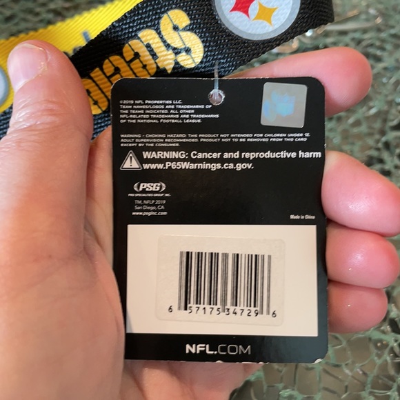 Steelers Double Sided Lanyard - Picture 3 of 3